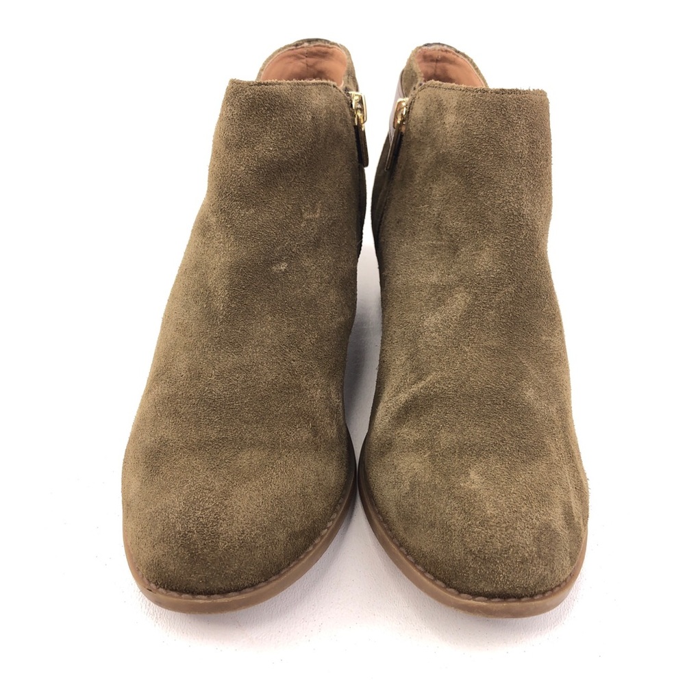 Vionic Millie Green Leather Ankle Boots 6.5 - Picture 5 of 11